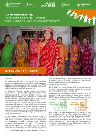 Nepal factsheet 2026 cover page